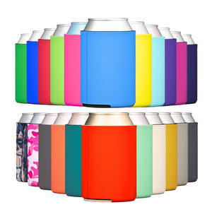 Custom Logo Beer Can Cooler  Blank Neoprene Beer Can Koozies Beer Can Coolers Covers Personalized Sublimation