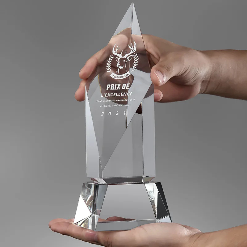 Custom Crystal Business Trophy 3