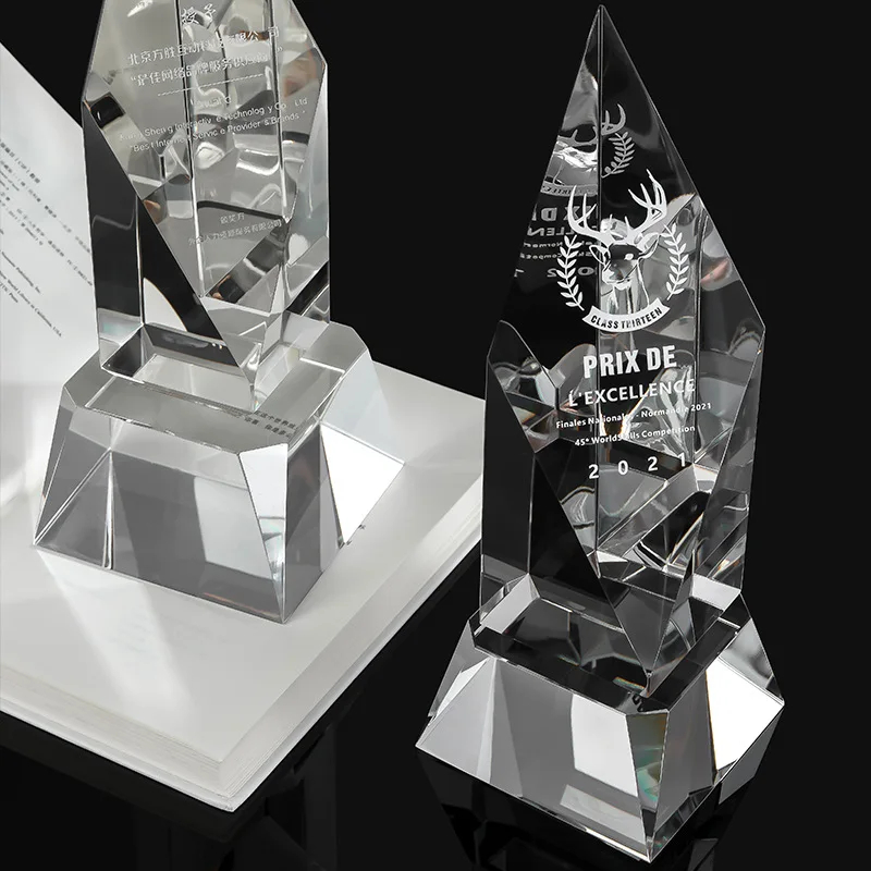 Custom Crystal Business Trophy 5