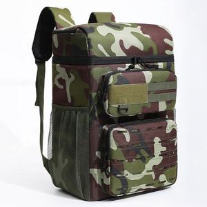 Custom Big Capacity Insulated Tactical   Outdoor Food Delivery Leakproof Picnic Hunting Camouflage