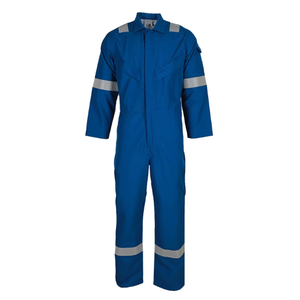 Wholesale OEM Custom Hi Vis Road Way  Reflective Coverall Construction Workwear Frc  Fire Retardant Coverall
