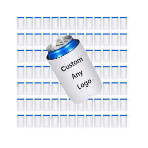 Custom Insulated 12oz White Sublimation Beer Blank Neoprene Can Cooler