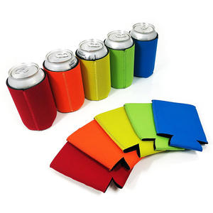 Custom Logo Sublimation Print Neoprene Collapsible 12oz Slim Beer Can Cooler Stubby Holder