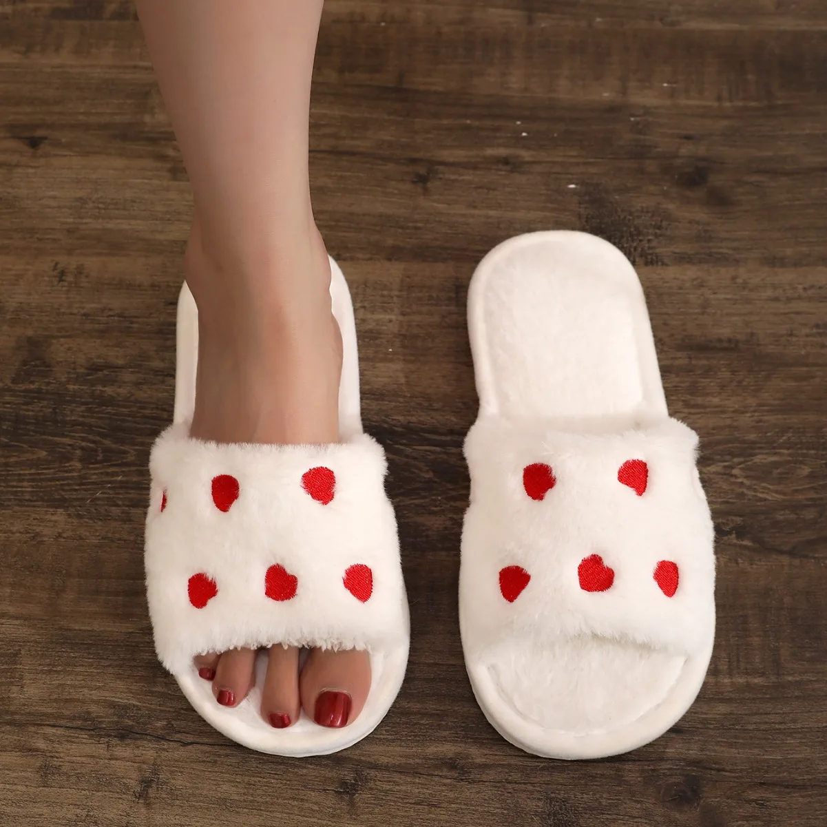 Custom Plush Slippers 4