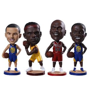 polyresin sportsman figurine Basketball player bobble head pvc 3d