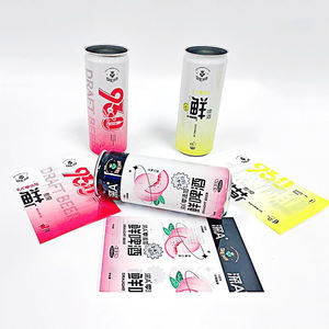 Customized PVC Heat Shrink Beer Beverage  Labels