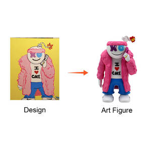Vinyl Art  Maker Customized Soft PVC Vinyl Toy Make Your Own Designer 3D Vinyl Toys