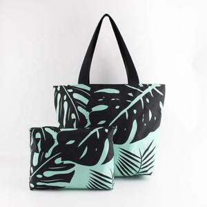 Hawaiian Aloha Styles Tyvek Paper Beach  Waterproof Custom Tyvek Tote  With Zipper