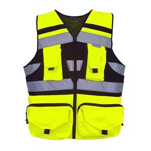 Hot Selling  Reflective Vests  with Multi Pockets Out Door Activity Use