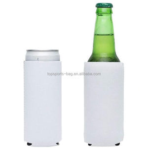 Drop Shipping White Blank Slim Beer Can Cooler  - Neoprene 12 OZ Slim Can  for Sublimation