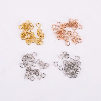 Very Good Quality Vacuum Plating Stainless Steel Jump Rings for Jewelry Making Bracelet Necklace No Tarnish Open Ring