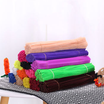 Factory Custom High Quality Germany Drain Black Smoking Glitter Chenille Stem Green Pipe Cleaner Bulk Steam Cleaner Pipe