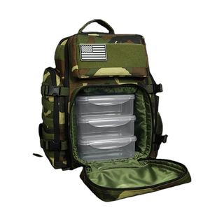 Factory Custom logo Gym    Insulated Meal Prep Lunch Bag Fitness Meal Prep Camouflage