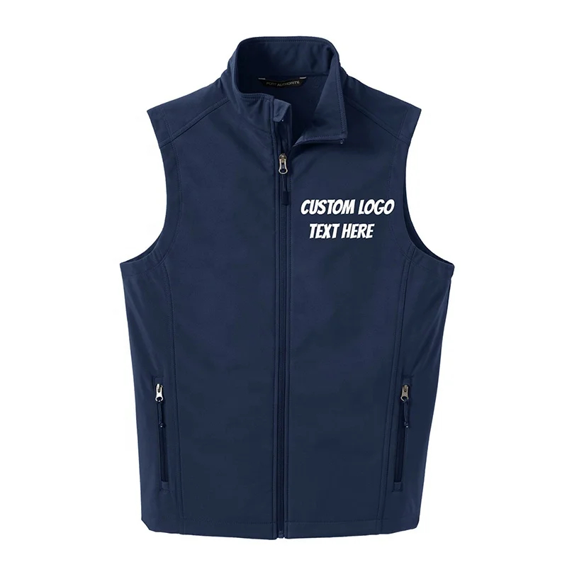 Mens Full Zip Fleece Sleeveless Vest 5