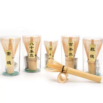 In Stock Export to Japan Matcha Whisk Handmade Bamboo Whisk Matcha Accessories Chasen 100 Kraft Box Packing Bamboo Matcha Whisks