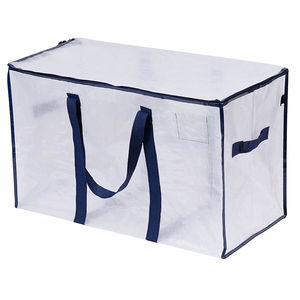 Heavy Duty Moving  Woven Shopping Storage  Durable Reusable Pp Extra Large Capacity Waterproof Minimalist Multifunction