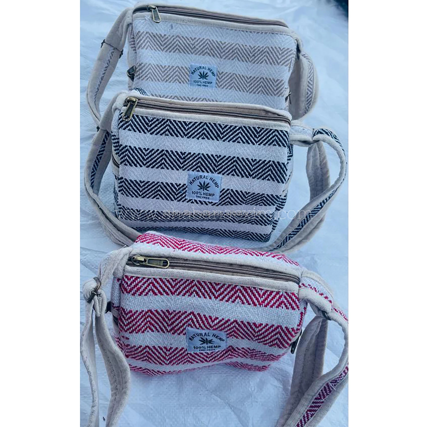 Custom Hemp Tote Travel Bag 3