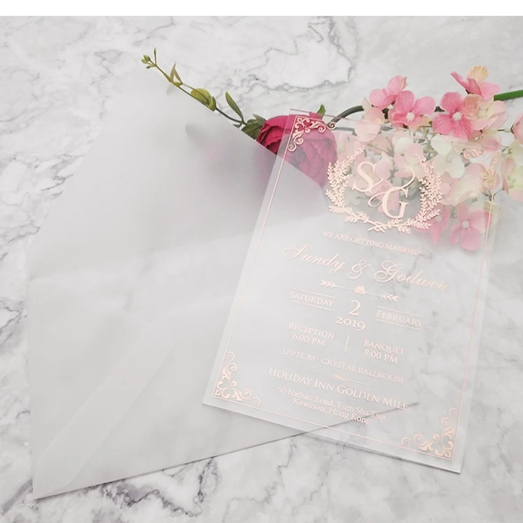 Frosted Mirror gold Acrylic hotel room door plaque 5