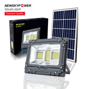 New Design 60W 100W 200W 300W 500W 800W MJ Outdoor Garden Solar LED Flood Light with IP67 Waterproof