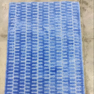 KNOT RUG - Front  , Absorbent  , Stain and Fade Resistant, Non-Slip Rubber Backing Doormat for Home