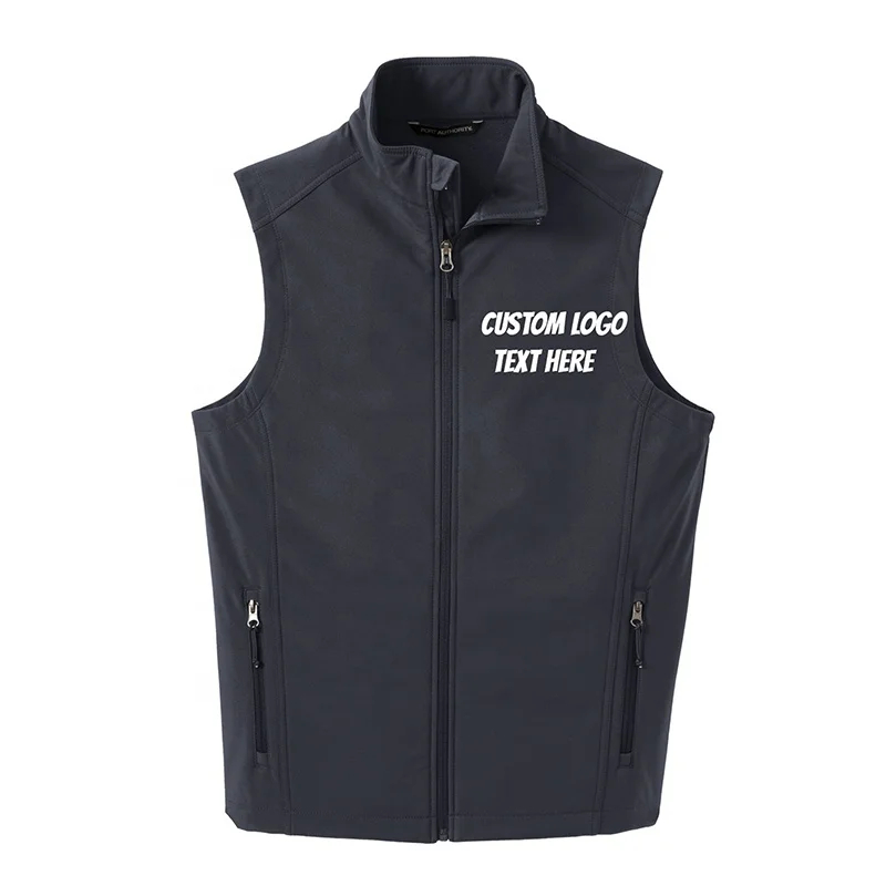 Mens Full Zip Fleece Sleeveless Vest 4