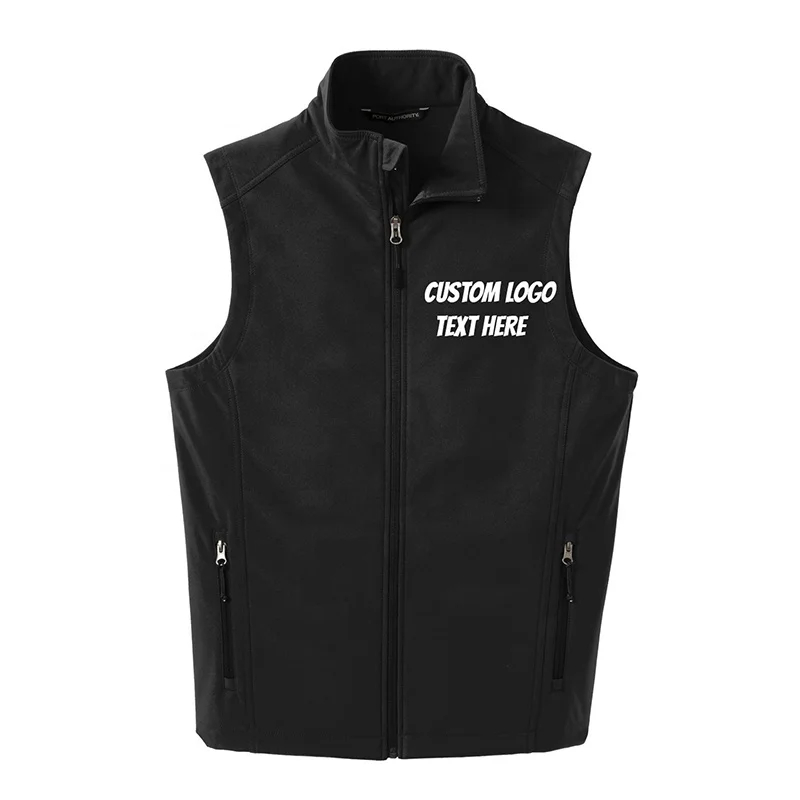 Mens Full Zip Fleece Sleeveless Vest 6
