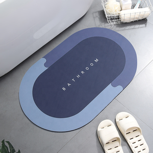 Modern Super Absorbent Bath  / Anti Slip Diatom Mud Bath  / Washable Bathroom Shower