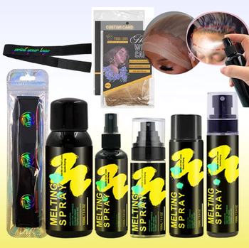 Private Label Strong Hold Quick Dry Hair Spray Invisible Finishing Holding Spray Protects Edge Glueless Wig Lace Melting Spray