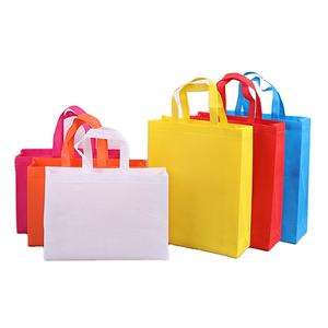 Promotional Wholesale Custom Print Eco Reusable Supermarket  Shopping Non Woven Carry Fabric Tote Cloth
