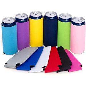 Wholesale Neoprene Foam Coolers Custom Can Beer  Stubby Holders Sublimation Slim Insulated Can and Cup Cooler