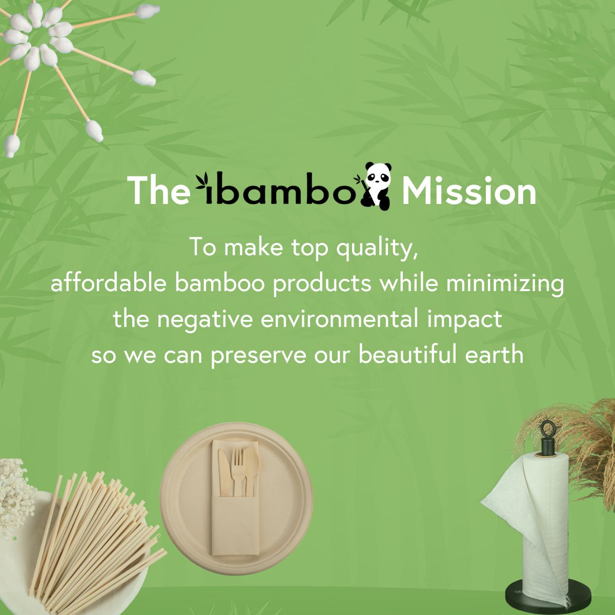 Ibambo Bamboo White Everyday Lunch & Dinner Party Napkins, 2 Ply, Paper Napkins - 250 Pack