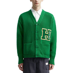 AiNear Custom logo Designer    Sweater Men Knitwear Letter Varsity Wool Knitted Men's  Sweaters