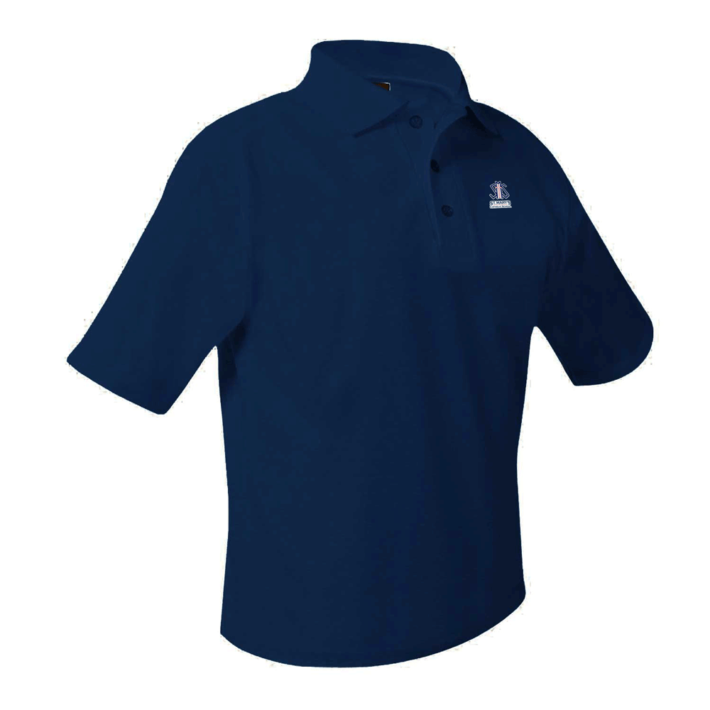 A+ Pique Knit Short Sleeve Polo Shirt