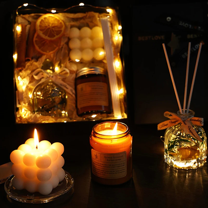 Custom Holiday Candle Set 3