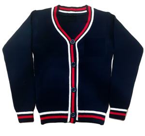 Wholesale High Quality Unisex   Acrylic Knitted V Neck Style  Sweater