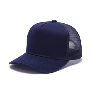 Wholesale Custom Logo 5 Panel Baseball  Snapback Sport Caps Embroidery Cotton Mesh Trucker  for Women Men