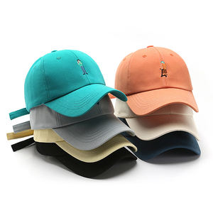 Oem Custom High Quality 6 Panel Low Profile Embroidery Logo Blank Dad ,Wholesale Men Plain Unstructured Cotton Baseball Cap