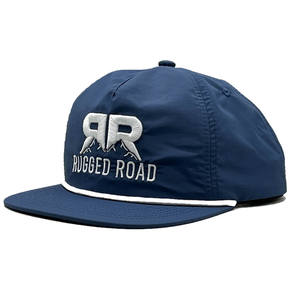 5 Panel Unstructured Custom 3d Embroidery Nylon Snapback  Neon Breathable Navy Snapback Baseball Caps