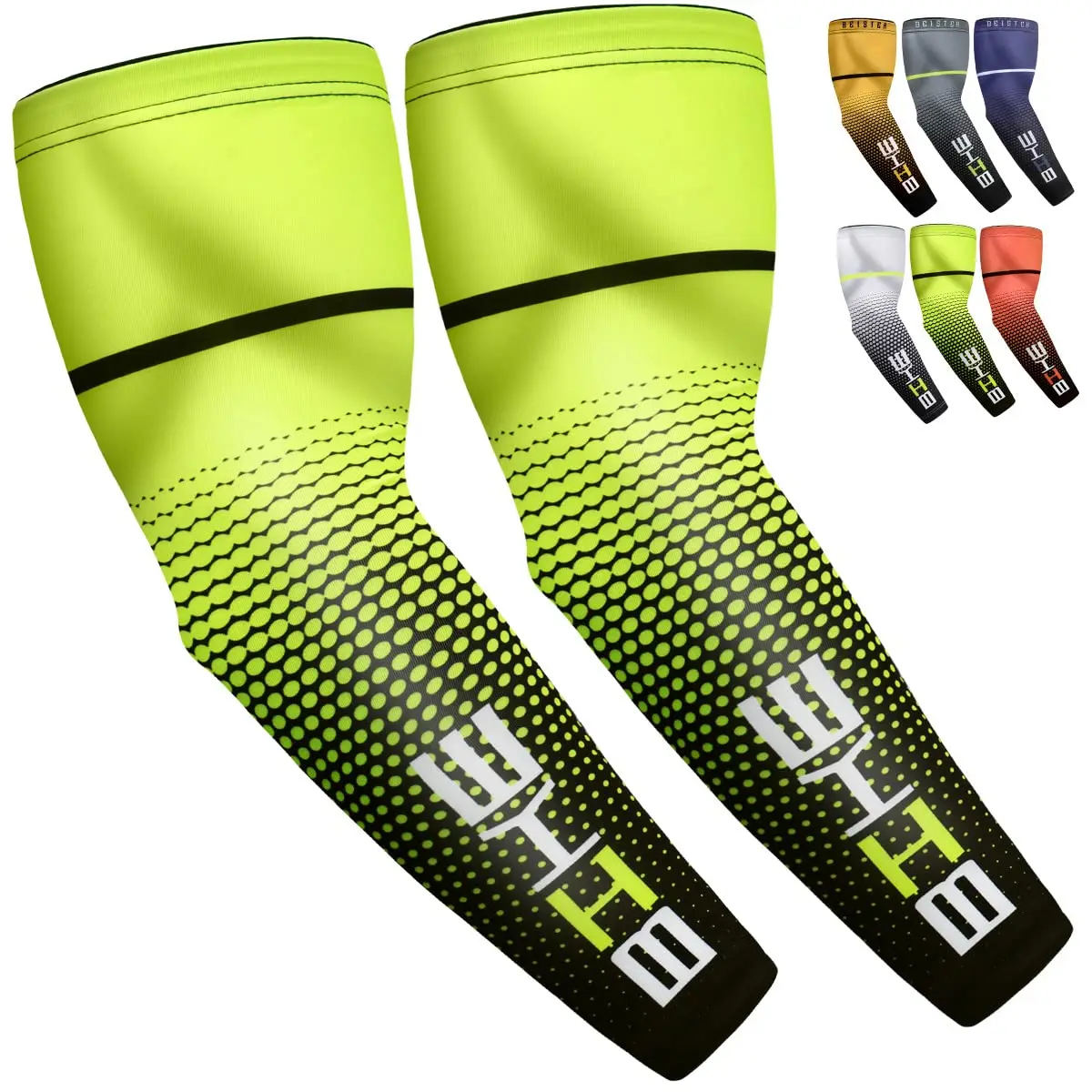 rPET Cooling Arm Sleeves Basketball Running Driving Outdoor Sports UV Protection Cover Sleeves 3
