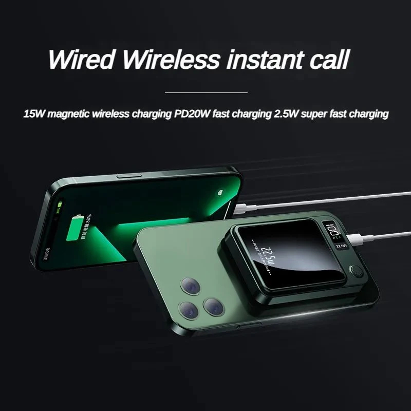 10,000mAh Magnetic Power Bank with 22.5W Wireless Charging 7