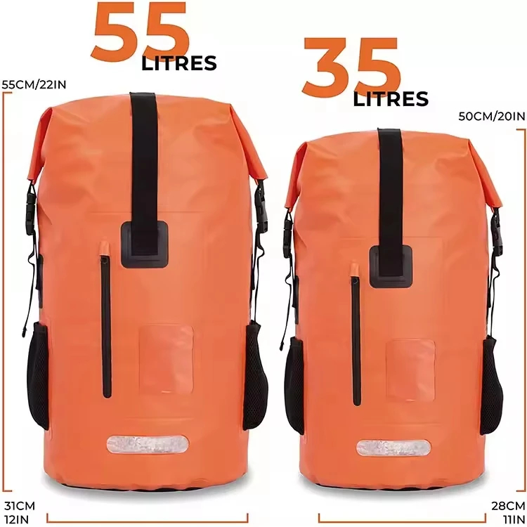 Waterproof Multi-Pocket Backpack 35L/55L for Climbing & Travel 8