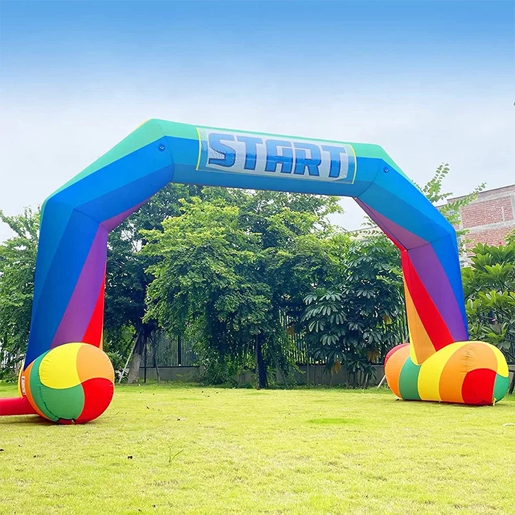 Waterproof Oxford Cloth Inflatable Race Arch for Outdoor Events 2