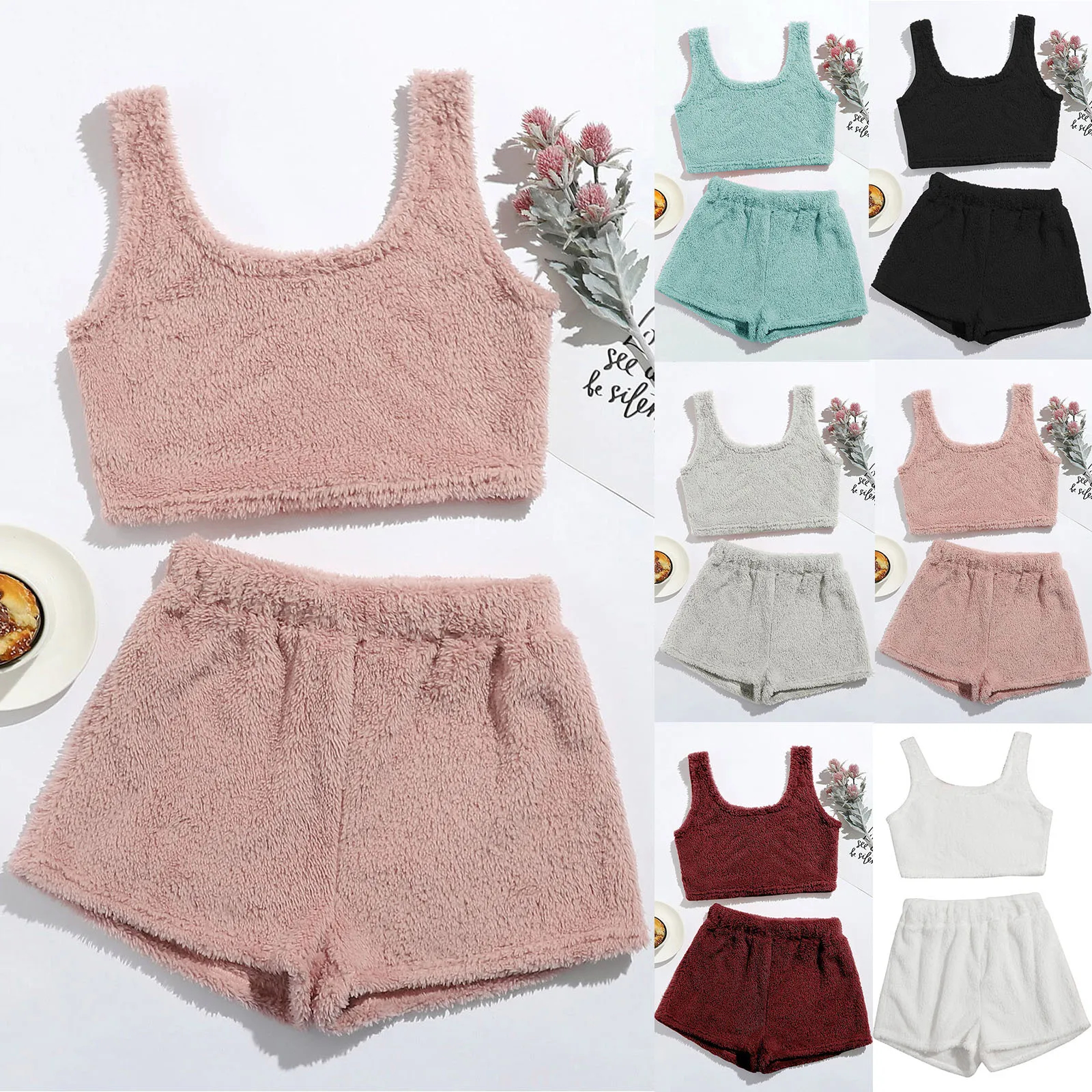 Women's Custom rPET French Terry Loungewear Set 11