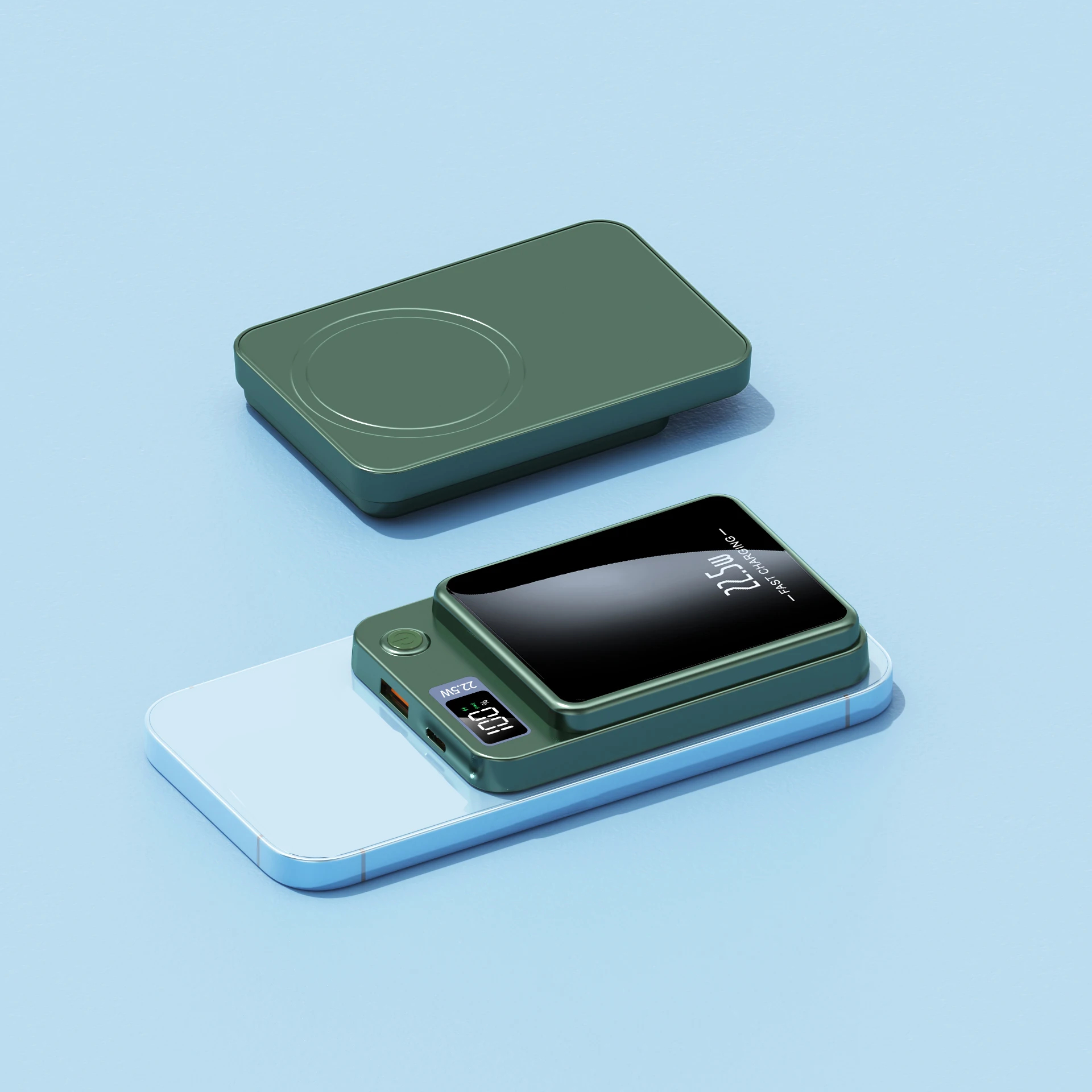 10,000mAh Magnetic Power Bank with 22.5W Wireless Charging 3