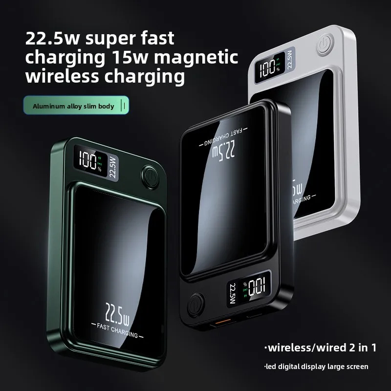 10,000mAh Power Bank 22.5W Fast Charging Type-C Wireless 3