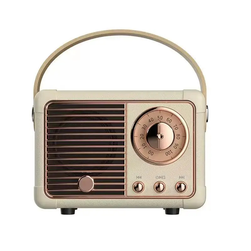 Retro Mini Bluetooth Speaker for Home & Outdoor Use 0|