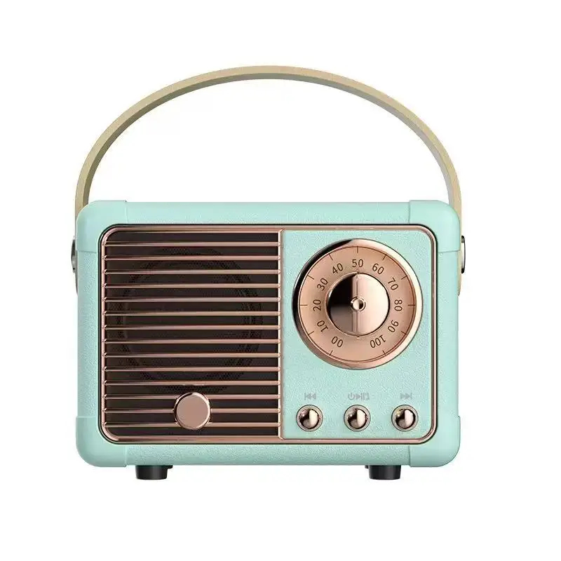 Retro Mini Bluetooth Speaker for Home & Outdoor Use 2