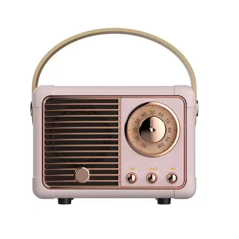 Retro Mini Bluetooth Speaker for Home & Outdoor Use 3