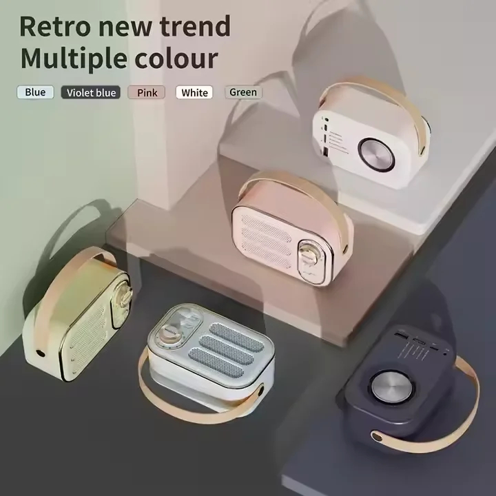 Retro Wireless Bluetooth Speaker IP67 Waterproof with USB & TF Card 8
