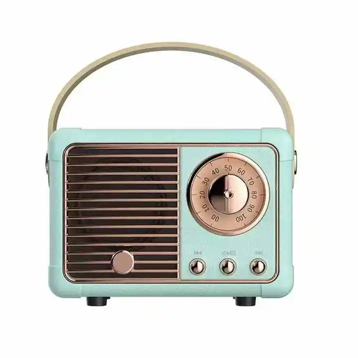 Retro Mini Bluetooth Speaker for Home & Outdoor Use 9